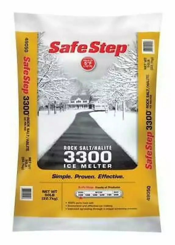 1 PC Protect Step Sodium Chloride Crystal Rock Salt Ice Melt 50 lbs.