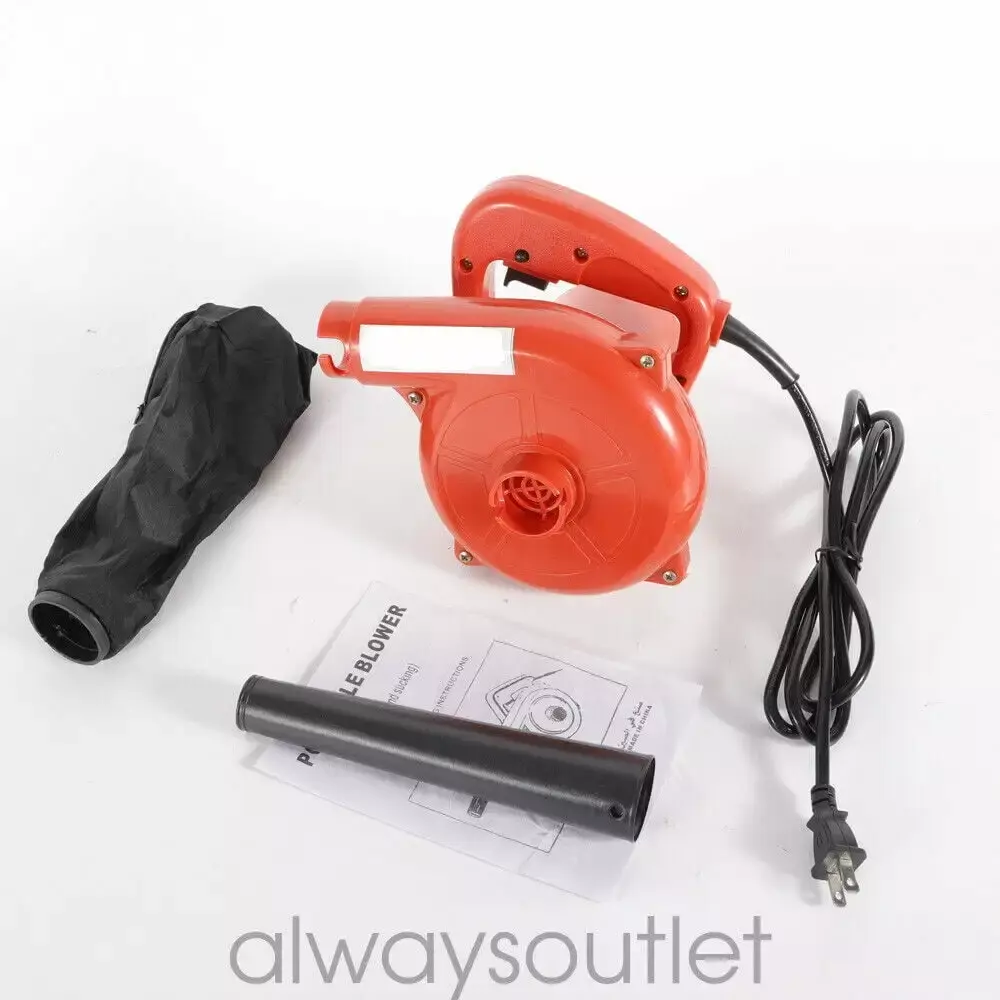 110V Electric Hand Operated Air Blower Computer Dust Cleaner Red