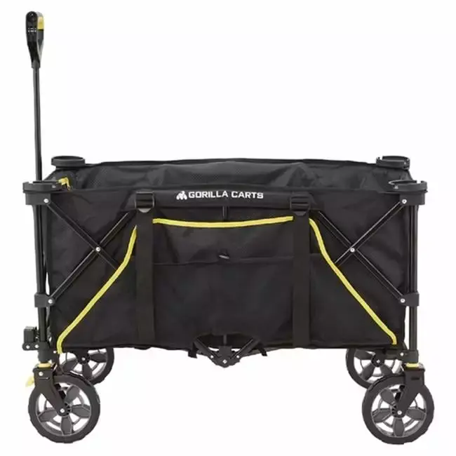 150 lbs Polyester Fabric Folding Utility Wagon Wheelbarrow