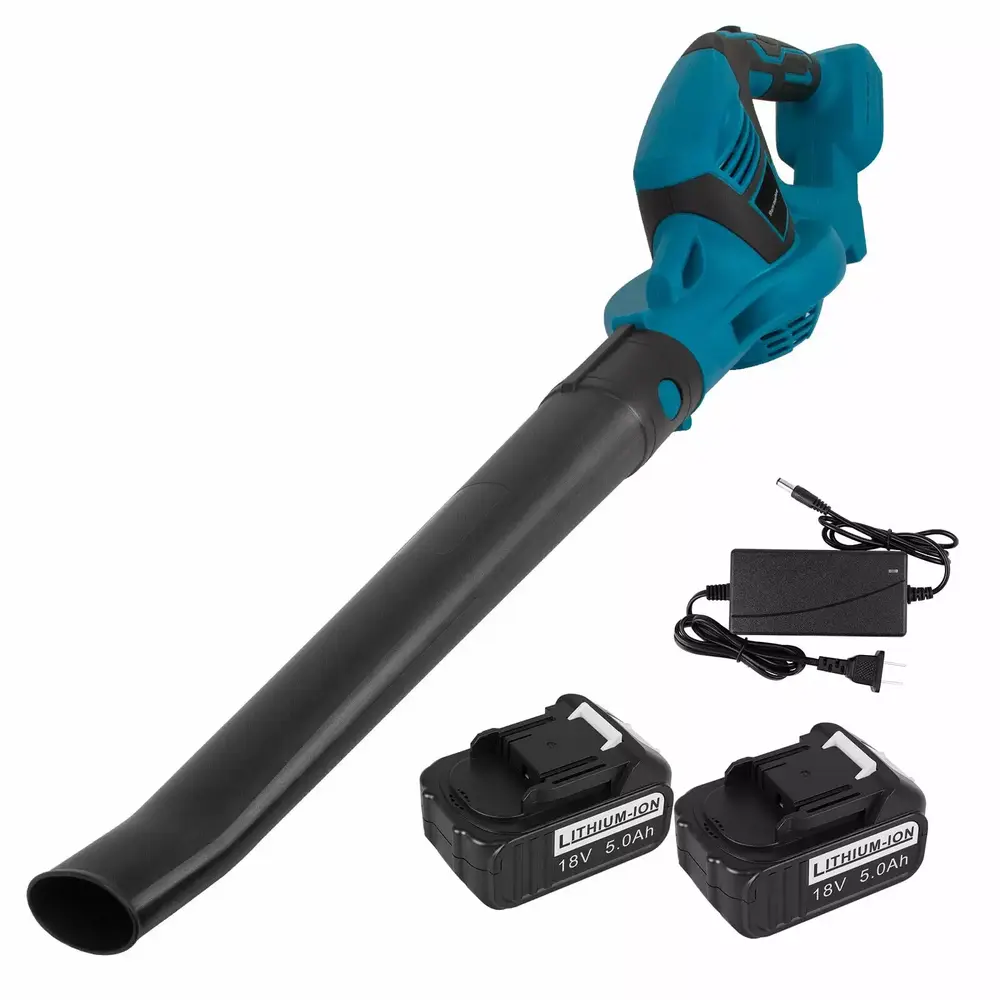 18V Fixed Speed Cordless Blower with 2 Battery+Charger Gardening Tool