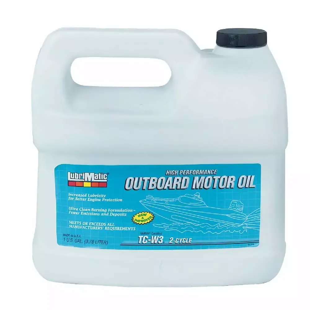 1 Pc Lubrimatic 1 Gal. Outboard 2-Cycle Motor Oil