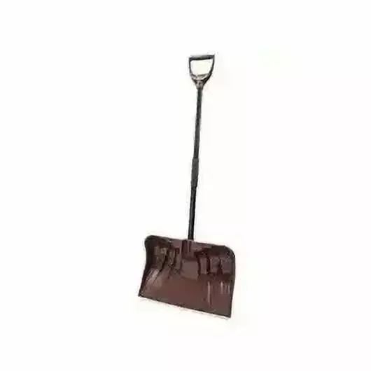 1PC Rugg 36PW-S Snow Shovel. 20 in W Blade. Combo Blade. Polyethylene Blade. Steel Handle. Merlot