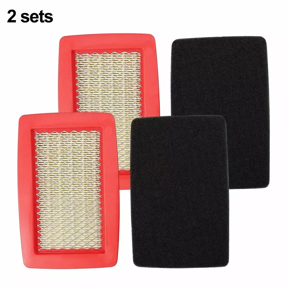 2 Pcs Air Filter Combo for Redmax EBZ8000 EBZ8001RH Backpack Blowers 512654101