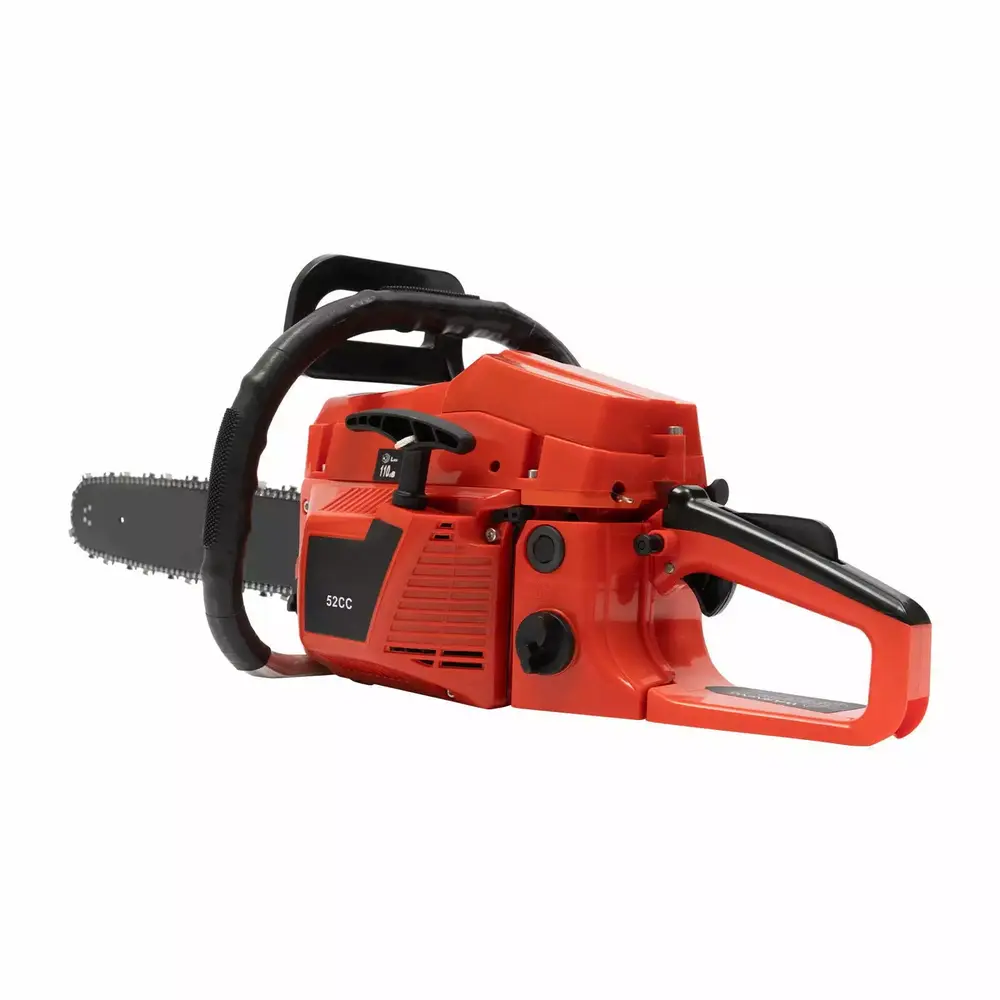 2-Stroke 2.2KW 52cc Gas Powered Chainsaw 20in Handed Petrol Gasoline Chain Saw 10500rpm. Single Cylinder. Air-Cooled