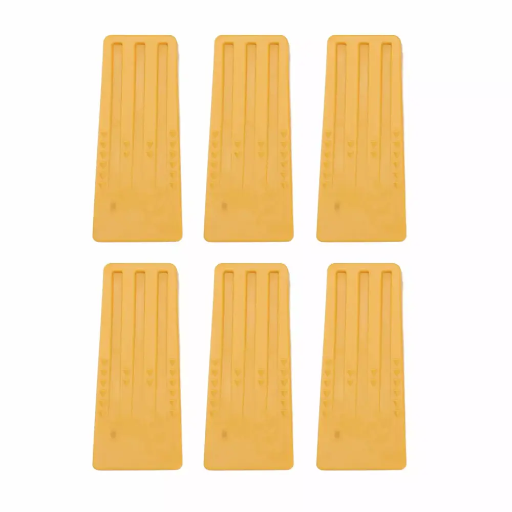 2024 6 Pcs 20cm Tree Wedges Plastic Felling Wedges Chainsaw Loggers Supplies for Tree Cutting Falling Bucking