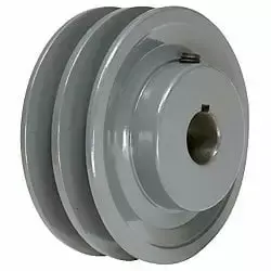 3.05 X 5/8 Double Groove AK Fixed Bore Pulley # 2AK30X5/8