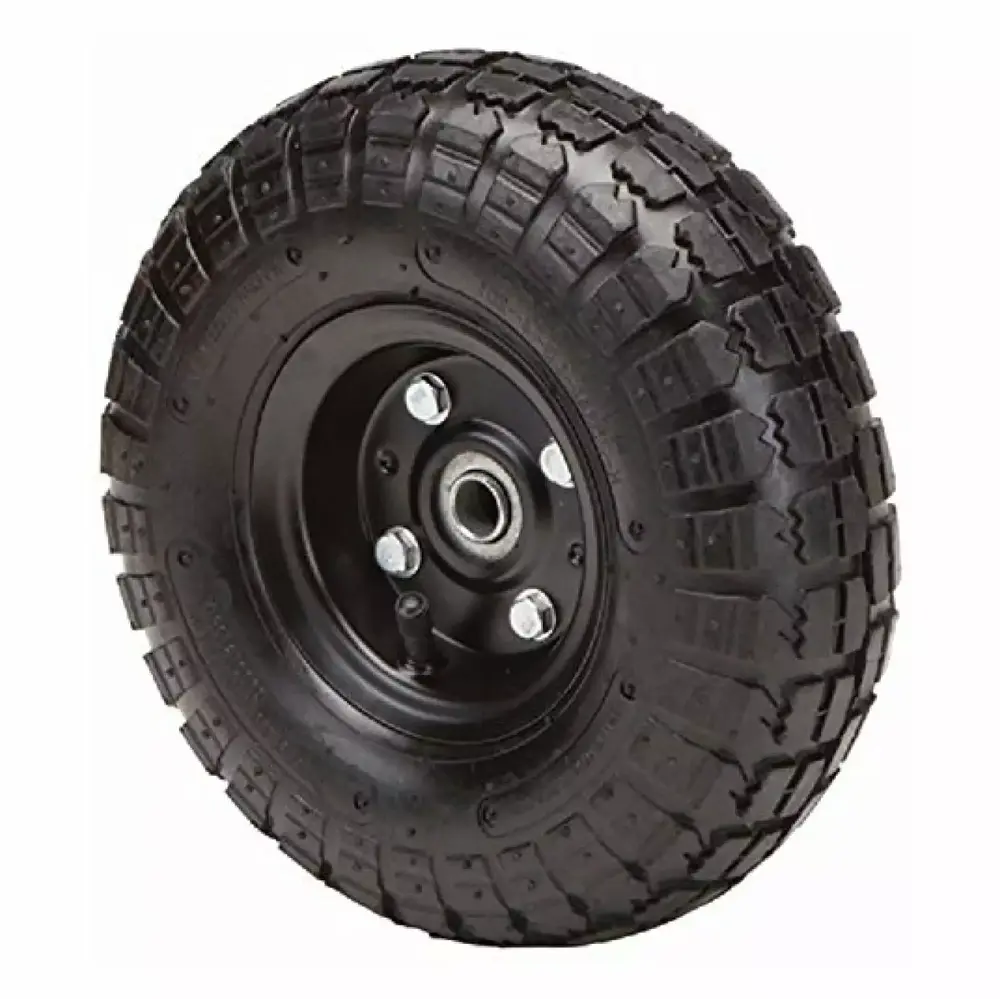 300 lbs 10 in. Pneumatic Tire Wheel with Black Hub Wagons. Hand Trucks and Yard Trailers. Garden. Shop All- Thread