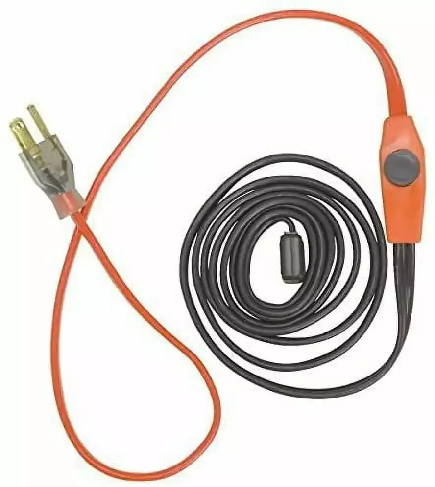 5-Easy Heat 9' 120V 7 Watt Per Foot AHB Pipe Heating Cable W/Thermostat AHB019A