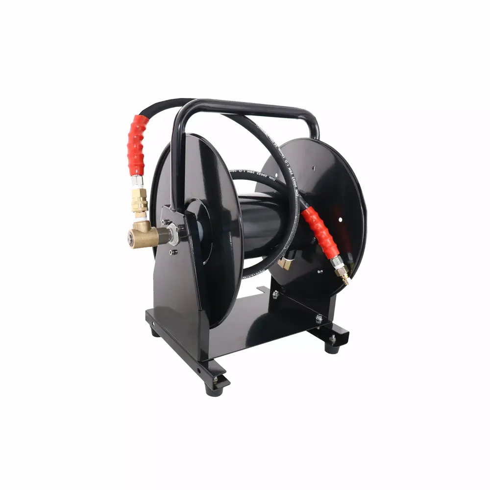5000 PSI 3/8 x 200' Hose Reel for High Pressure Power Washer and Sewer Jetter