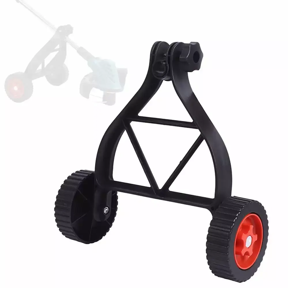 Andoer Practical Grass Cutter Support Wheel. Adjustable 25-28mm. Perfect for Straight Shaft Grass Wackers