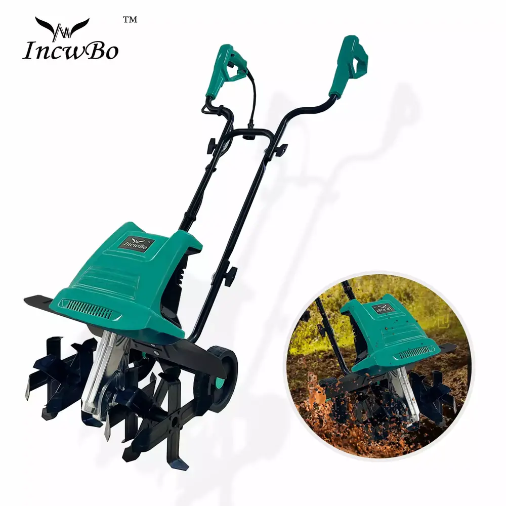 Autovo 17 inch 15 AMP 6 Steel Tines Tillers Electric Corded Garden Tiller & Cultivator. New