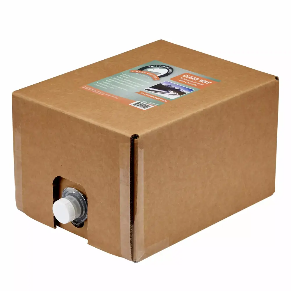 Bare Ground Clear Way Non-Chloride Potassium Acetate Liquid De-Icer. 5 Gallons