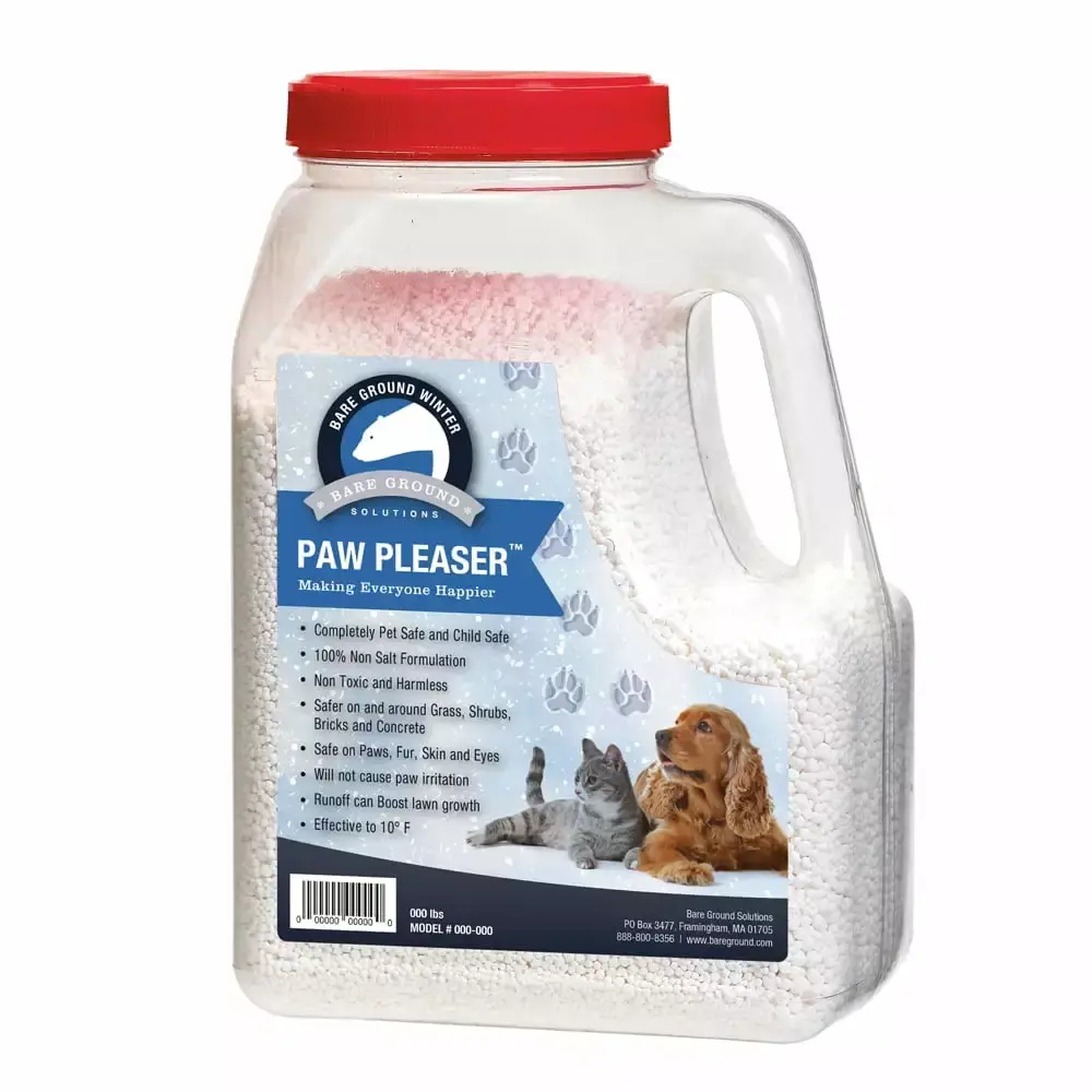 Bare Ground Paw Pleaser Granular De-Icer. 9 Lb
