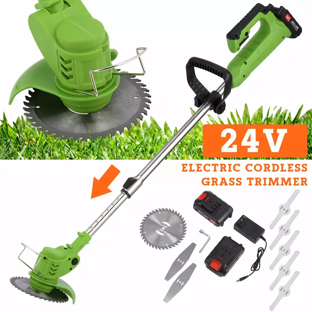 Battery Powered Weed Eater for Garden and Yard Edger Lawn Tool