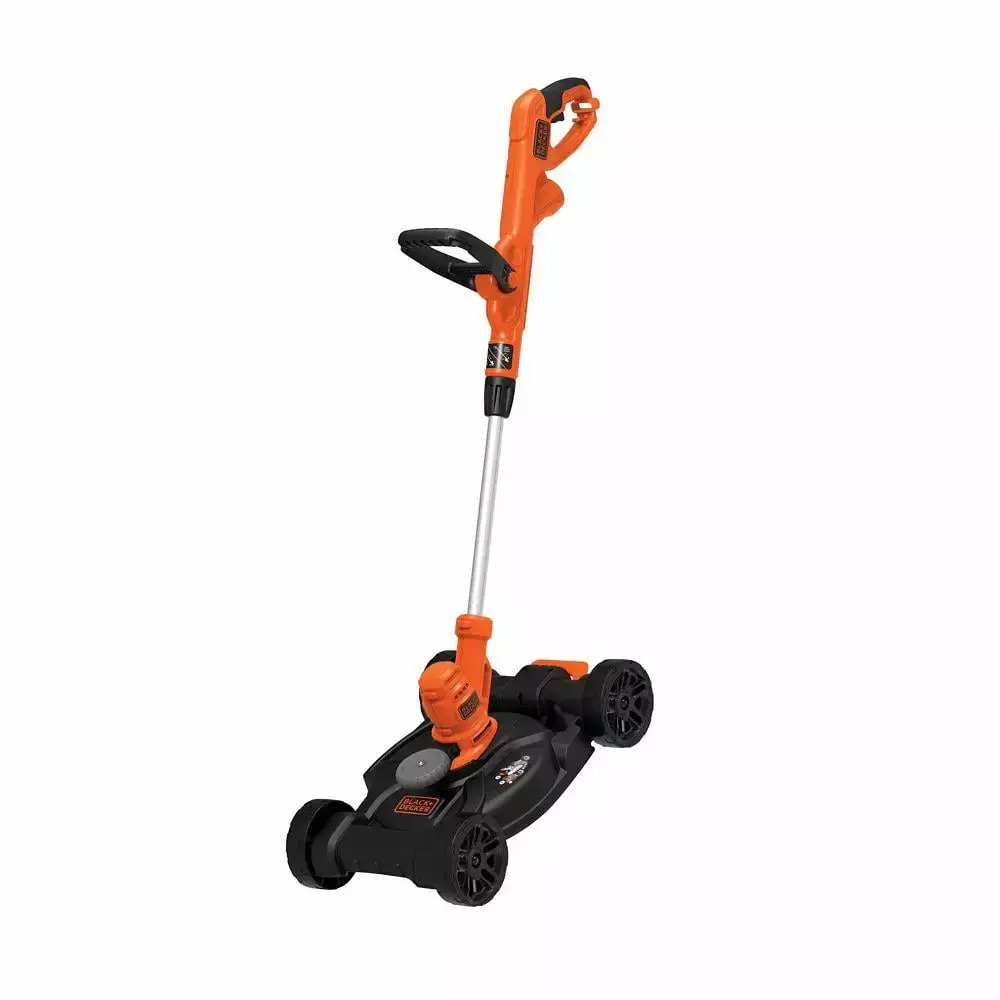 Black and Decker 12 in. 6.5A Electric 3-in-1 Space-saving Lawn Mower