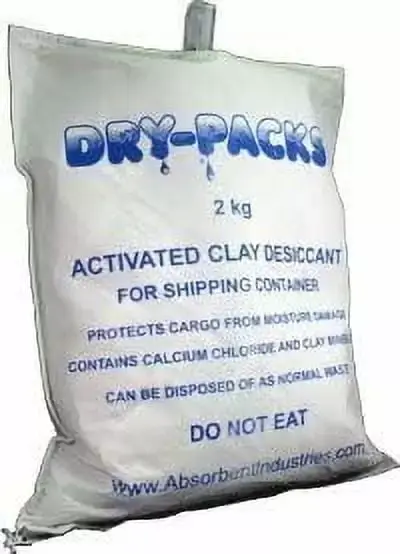 Container & Cargo Dry with Hanging Hook by Dry-Packs - 4.5LBS & 2KG - 2KGCONDRYHOOK