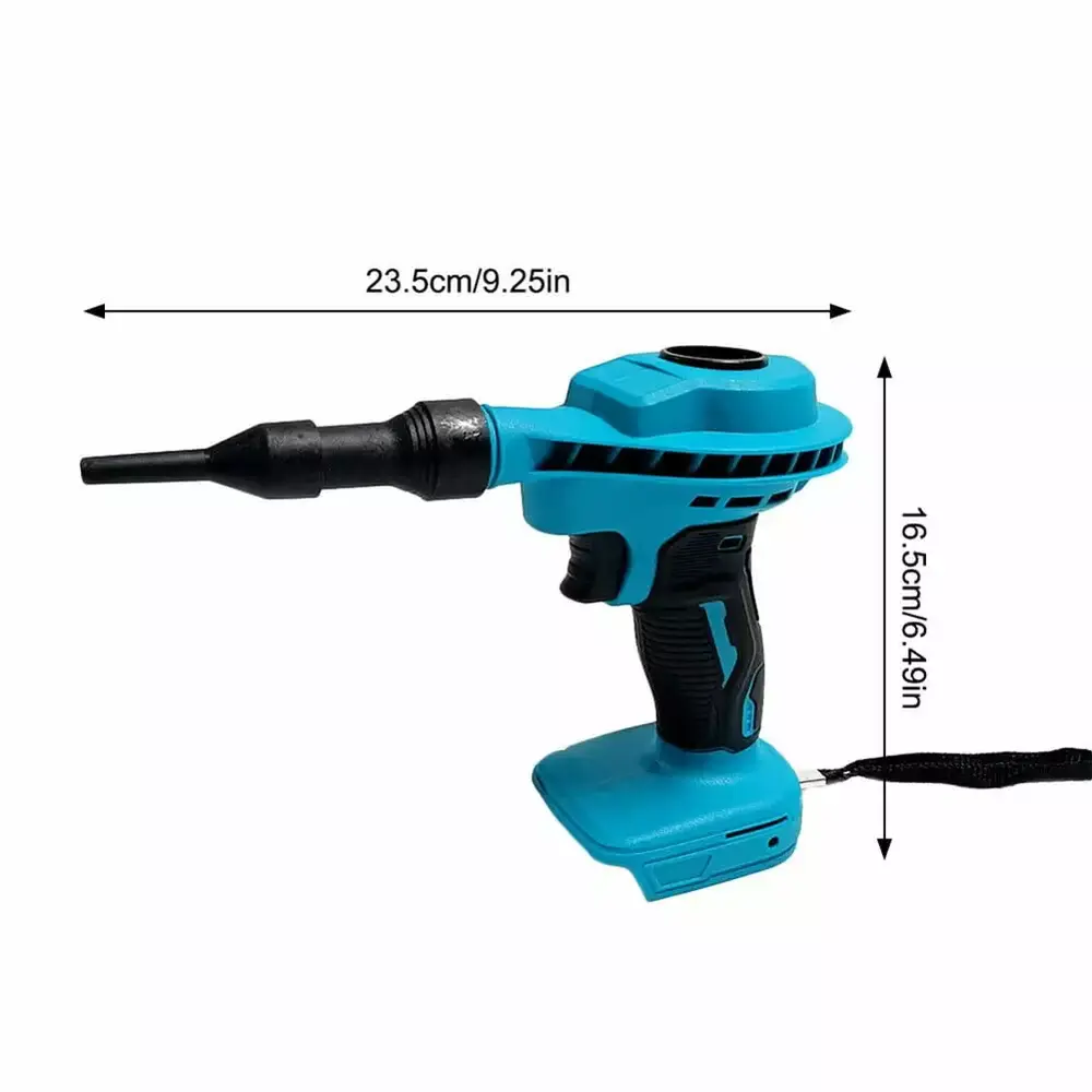 Cordless Dust Blower Inflator Vacuum Function Multifunction For Battery