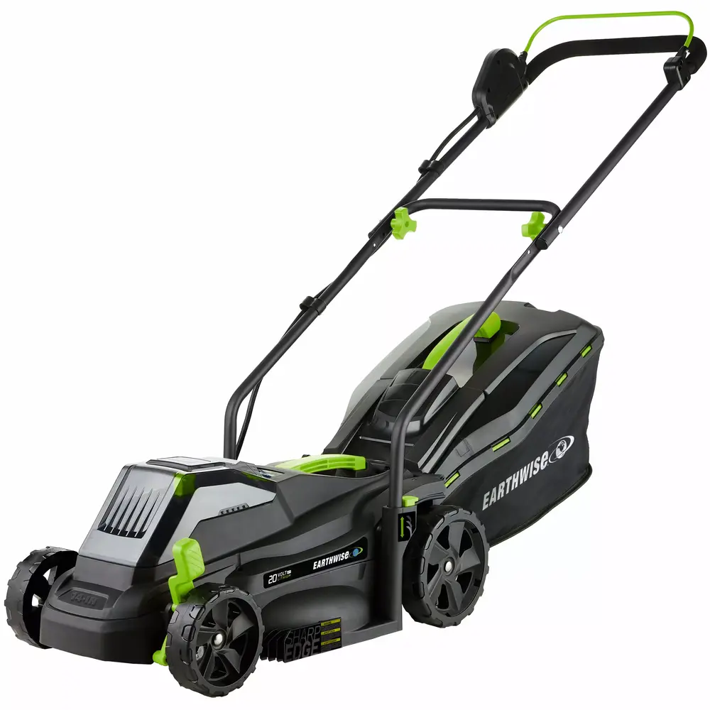 Earthwise 62014 20-Volt 14-Inch Cordless Electric Mower. 4.0Ah Battery & Fast Charger Included