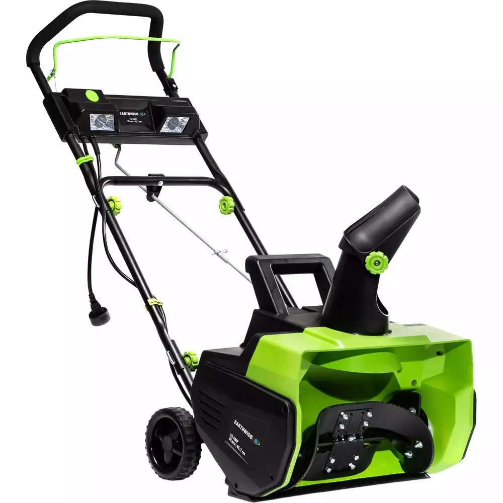 Earthwise Power Tools by ALM SN75018 15-Amp 18-Inch Electric Corded Snow Thrower with LED Lights