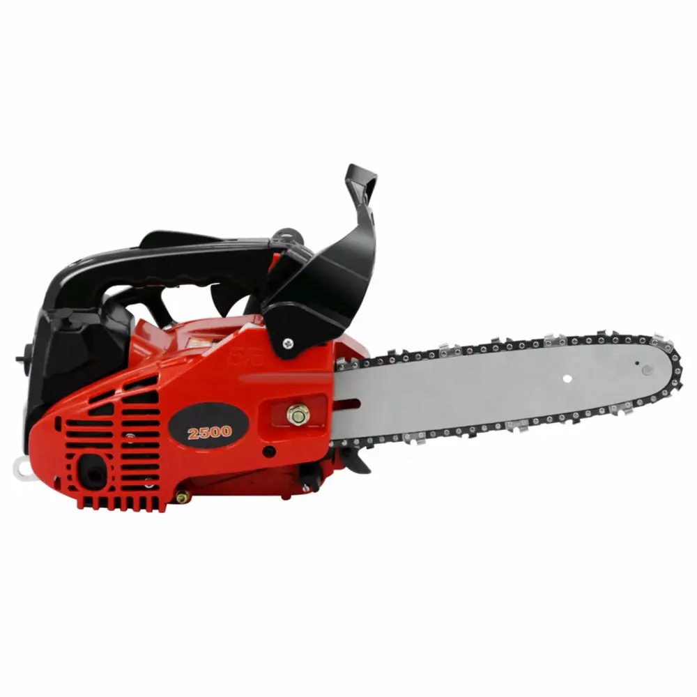 Simplely Cut Wood with 2-Stroke 900W Gas Chainsaw - Stabilized Handle & Powerful Bar for Precision Cutting