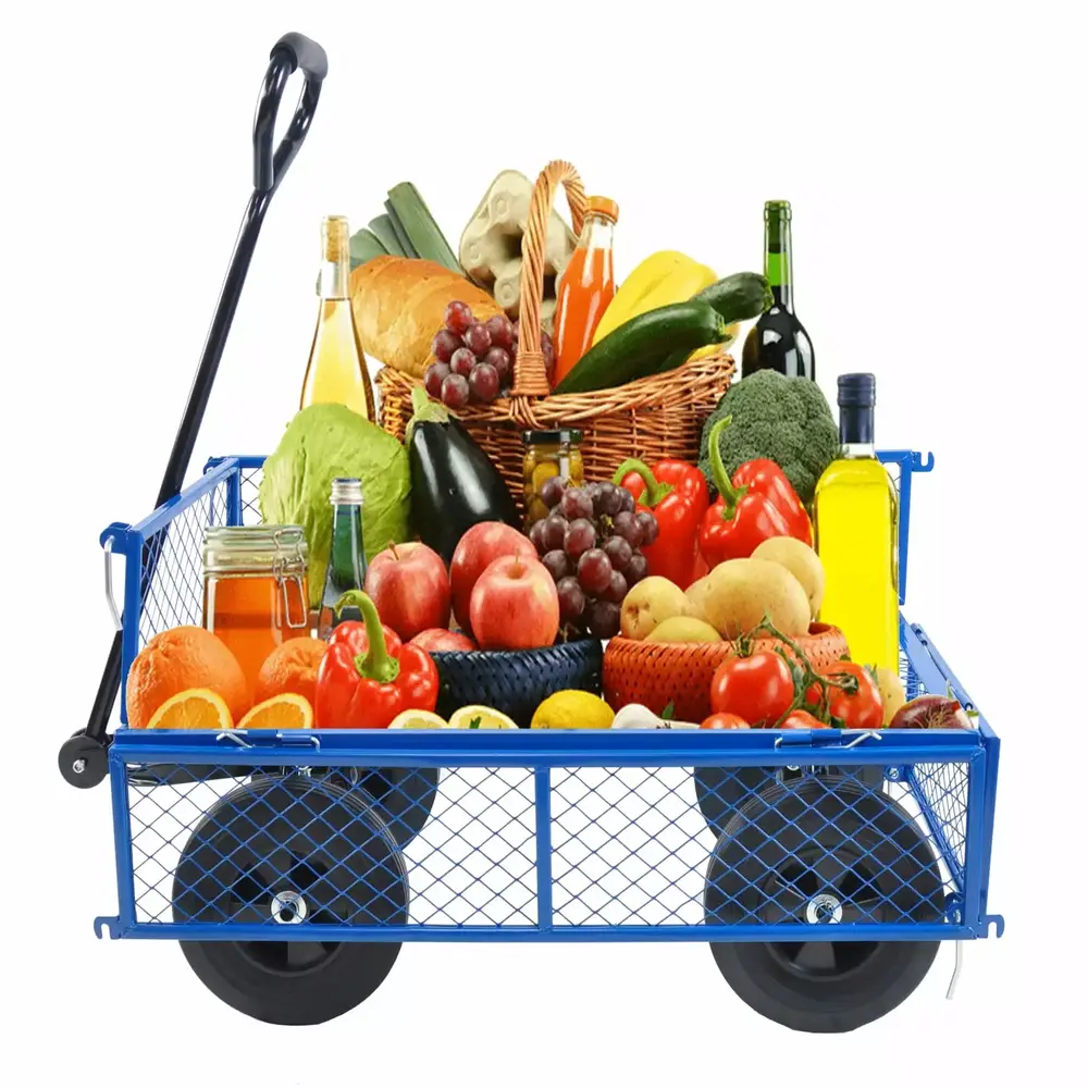 Ergonomic Garden Cart Wagon & Truck Tools Set - Streamline Transporting Firewood with These Handy Carts