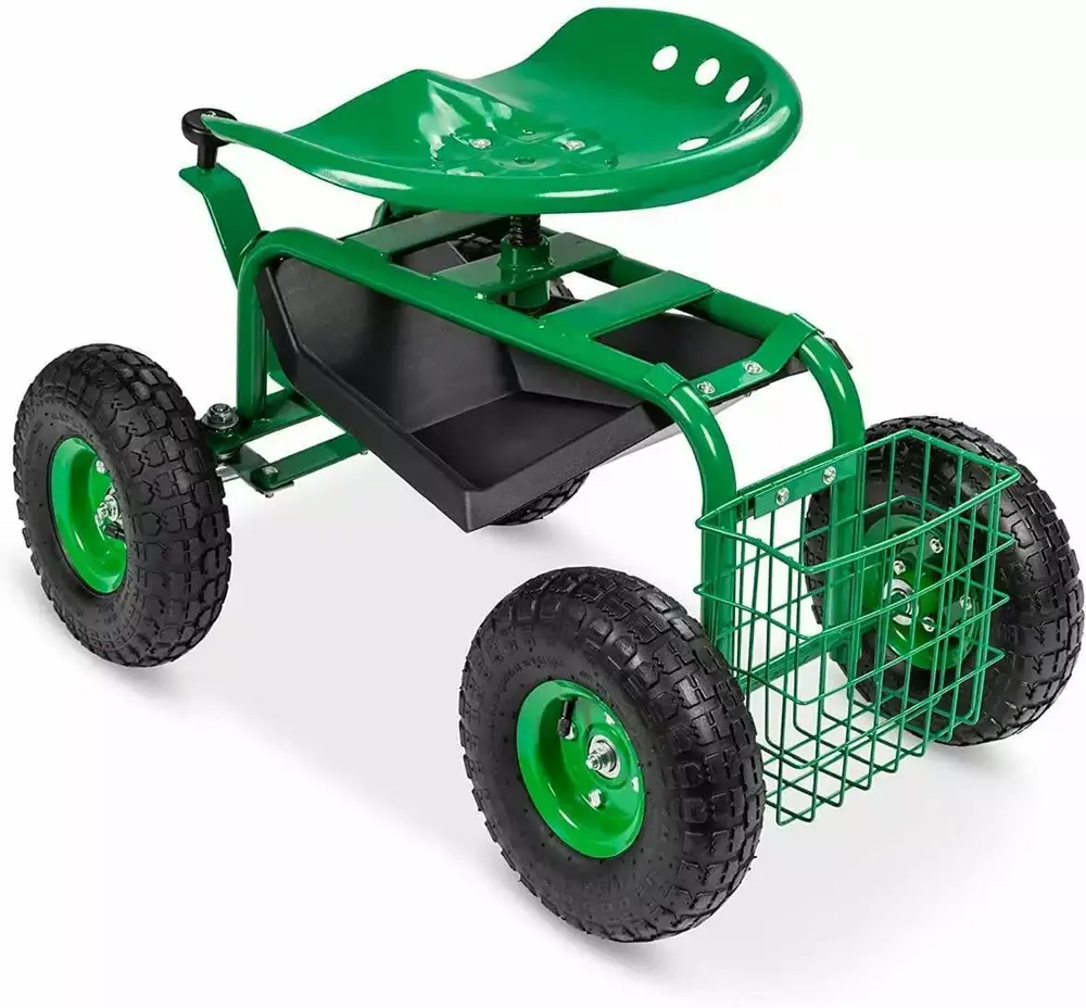 Garden Planting Rolling Cart