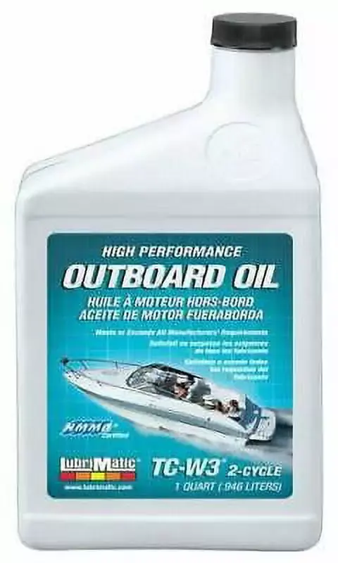 1 PC Lubrimatic TC-W3 2 Cycle Engine Outboard Motor Oil 1 qt. (Pack of 6)