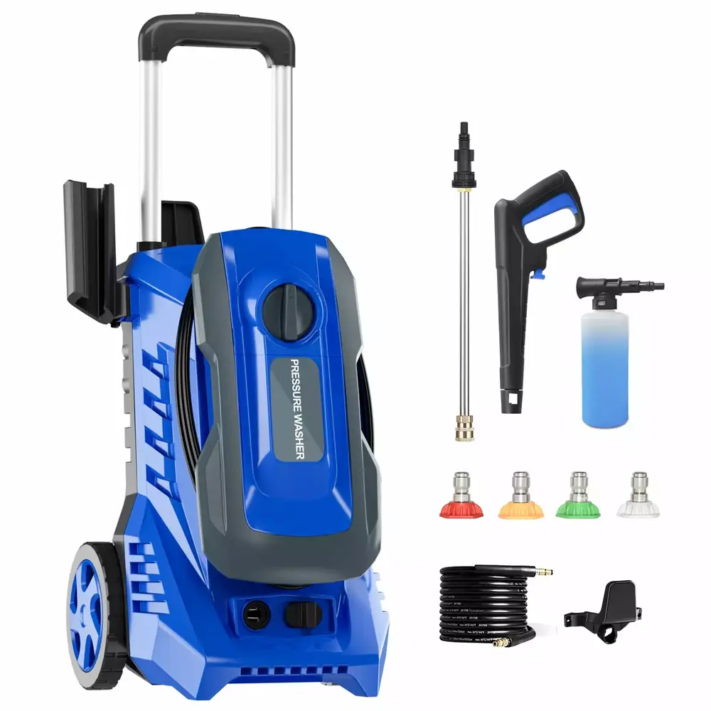 PANRANO Electric Pressure Washer 3200Psi Max 2GPM Electric Hight Pressure Washer With 4 Nozzle.Soap Bottle