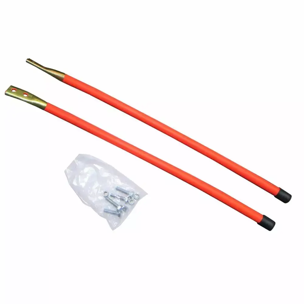 RAParts (2) Orange 24 Snow Plow Blade Markers for Western Snow Plows