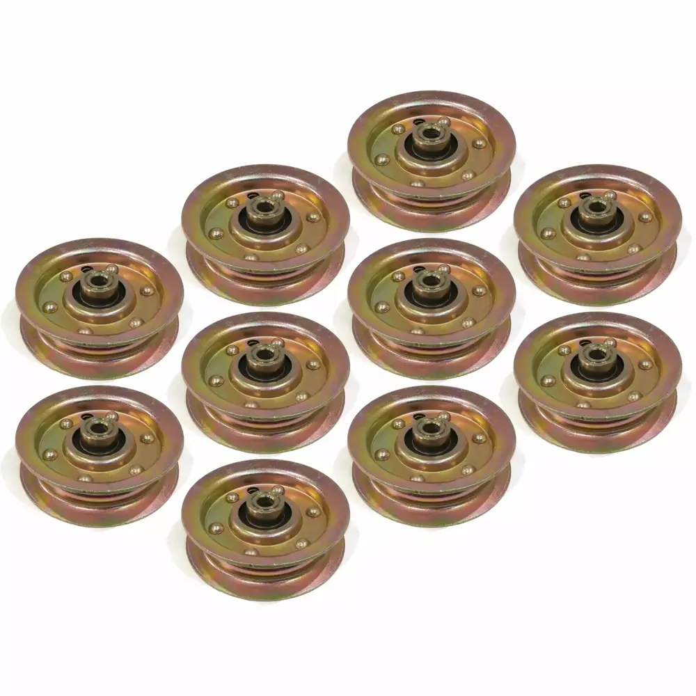 (10) Flat Idler Pulley For John Deere AM103480 AM37321 Stens 280-671 Rotary 9376