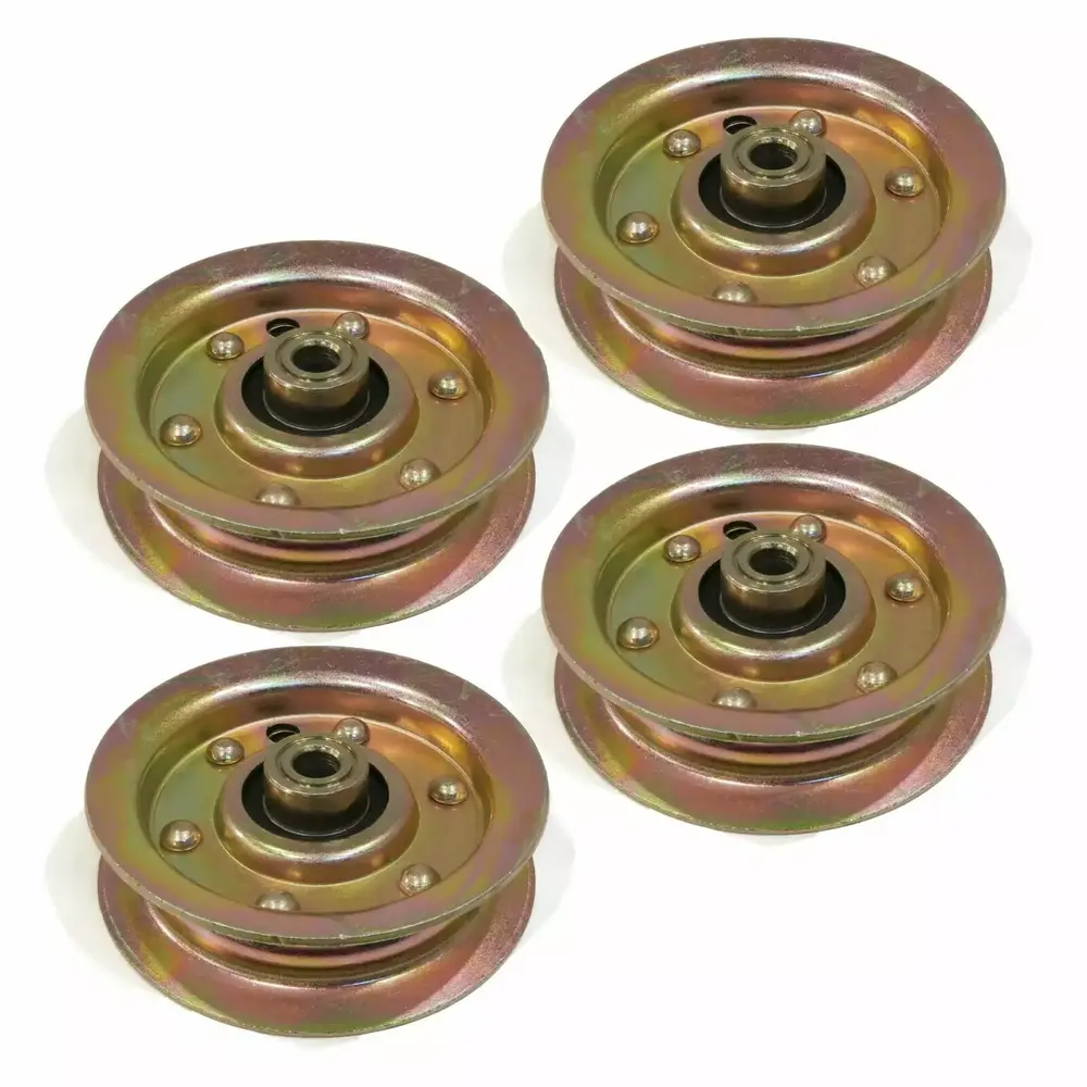 (4) Idler Pulleys For Husqvarna Electrolux Jonsered Poulan 532131494 532173438