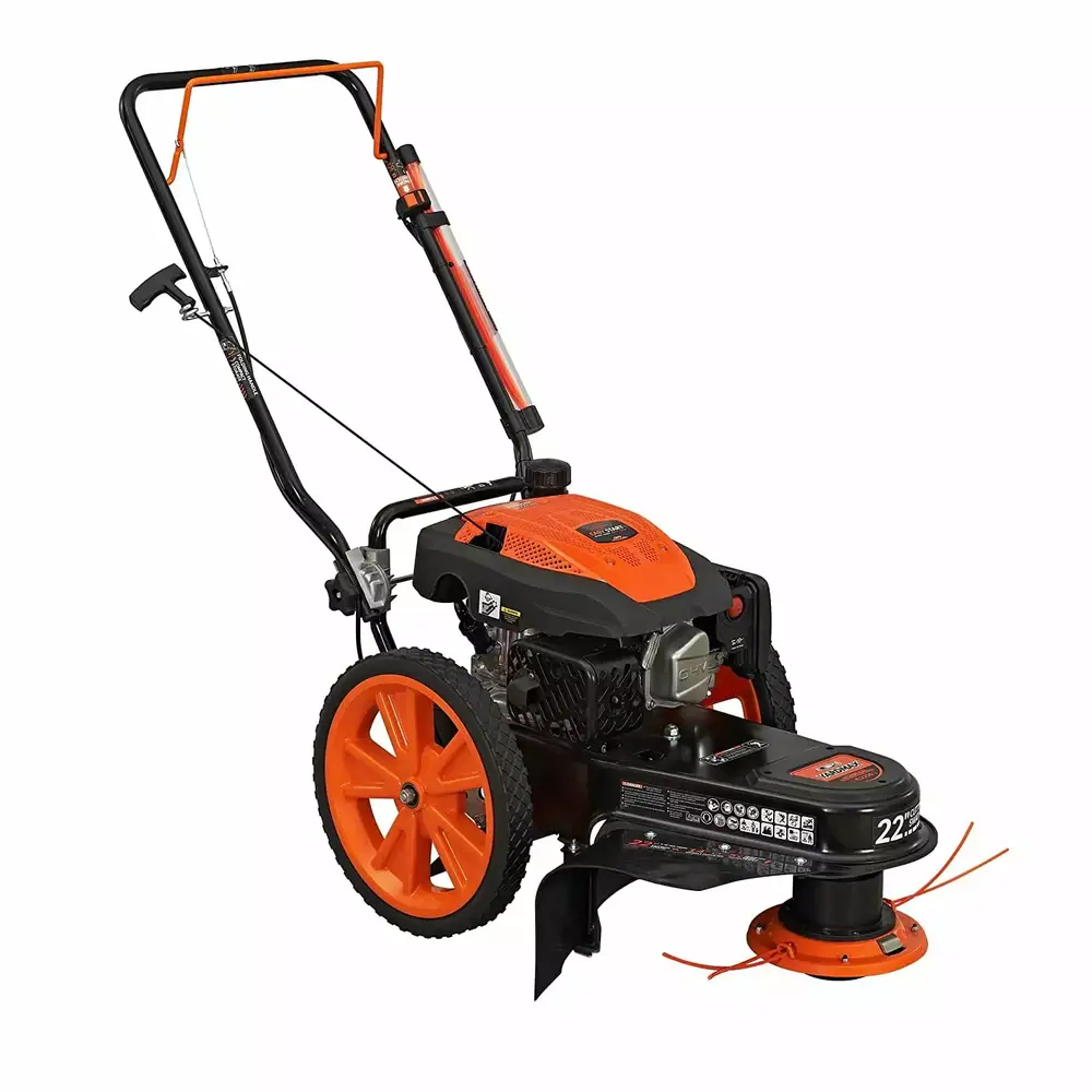 YARDMAX 22 in. 170cc Gas Walk Behind String Trimmer Mower