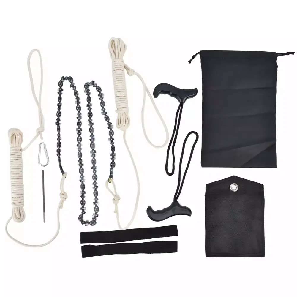 YanMaoYi Hand Rope Chainsaw High Reach Tree Limb Easily Branches Cut Logging 64 Sections 62 Teeth 48in