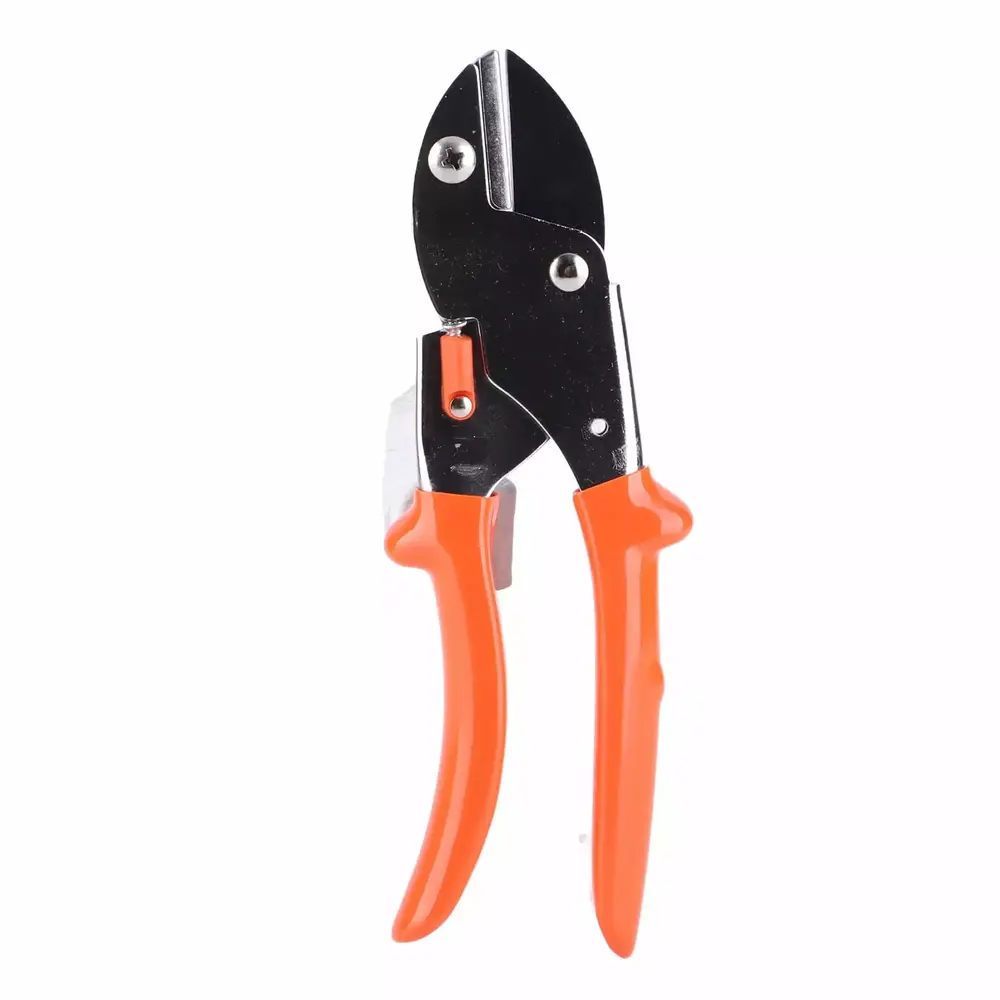 ZX Garden Scissors SK5 Steel Sharp Blades Thickened Rubber Handle Gardening Shears Cutting Trimming Pruning Tool