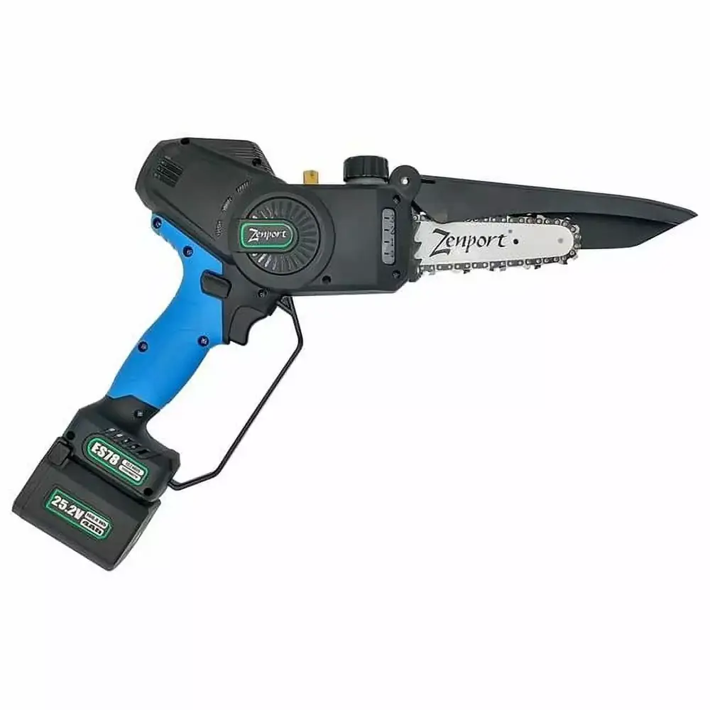 Zenport ES78 Zenport Chainsaw ES78 6-Inch Bar. 4.3-Inch Cut. 25-Volt Battery. Cordless