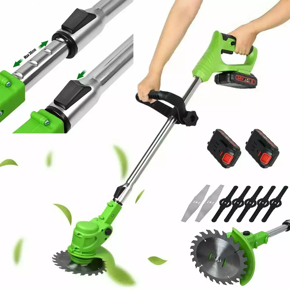 Electric String Grass Trimmer Cordless String Trimmer Lawn Edger Weed Eater