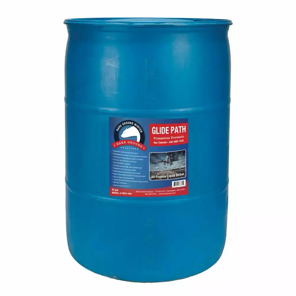 55 Gallon Drum Bare Ground Glide Path Potassium Formate Liquid Deicer