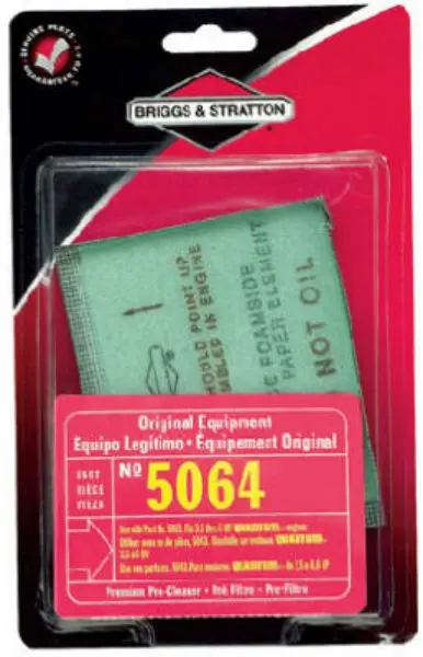Briggs & Stratton 5064K Pre-Cleaner Air Filters Briggs u0026 Stratton