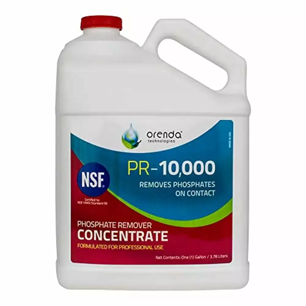 Orenda Technologies PR-10000 Phosphate Remover Concentrate Swimming Pools 1 Gallon Algae Prevention