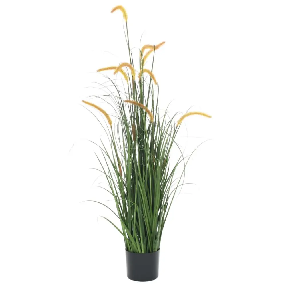 Artificial Grass Plant Cattail 53.1 Inches Fake Outdoor Decor