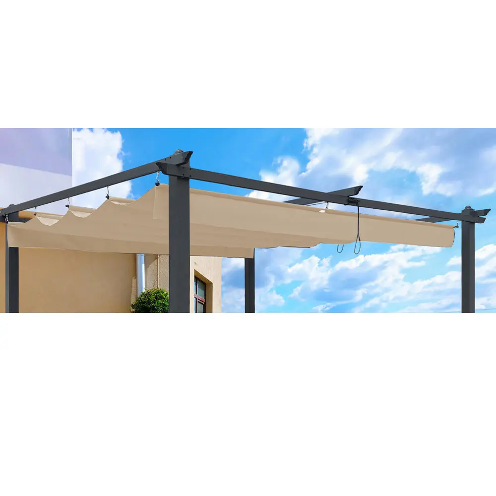 Replacement Canopy Top Cover Fabric 13 X 10 Ft Outdoor Patio Retractable Awning bei you