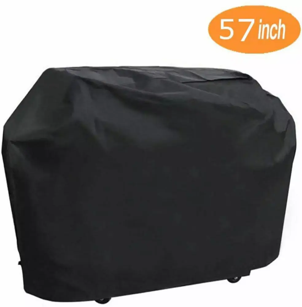 57 Inch Gas Grill Cover Oxford Fabric Waterproof Dust-Proof Anti-UV Outdoor BBQ Protector EverDirect