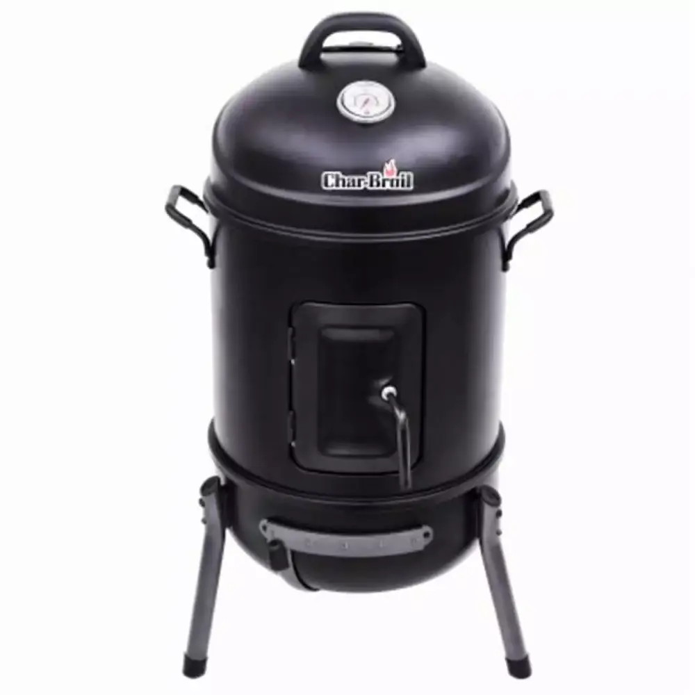 Char Broil 16.5 . Cylinder Bullet Smoker Portable BBQ and Smoking Char-Broil