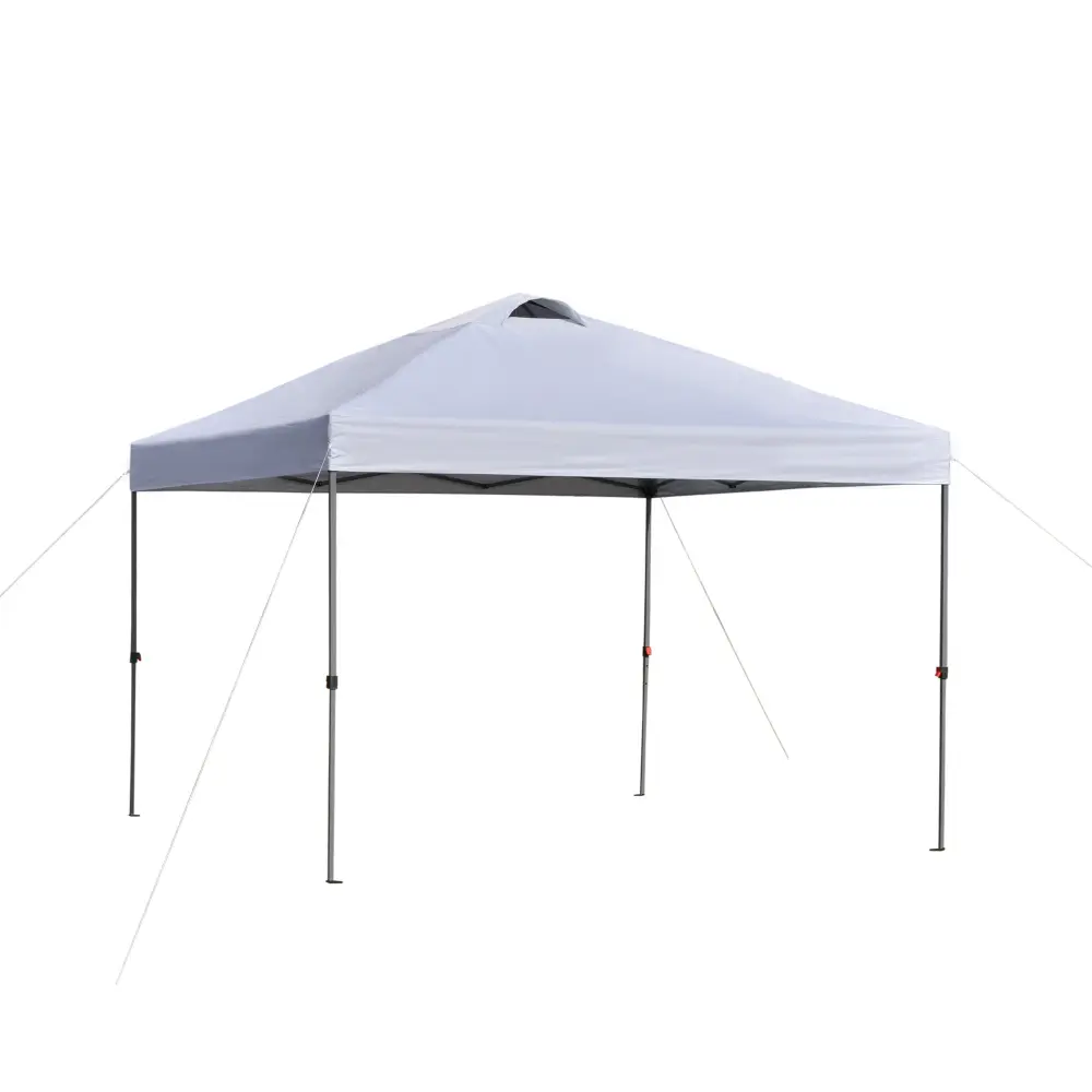 Outsunny 10x10 Pop Up Canopy Tent Instant Sun Shelter 3 Level Adjustable Height aosom business