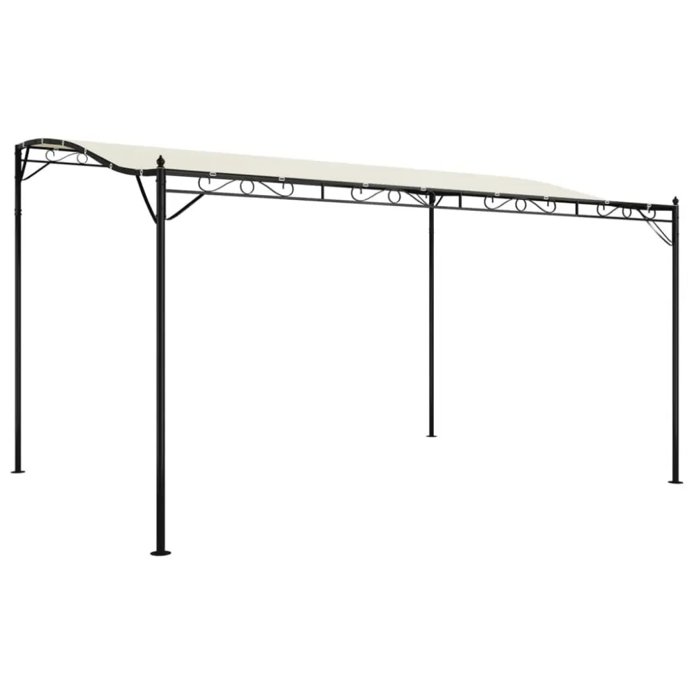 Anthracite Canopy 13.1x9.8 Feet 0.6 oz/ft² Fabric and Steel Frame