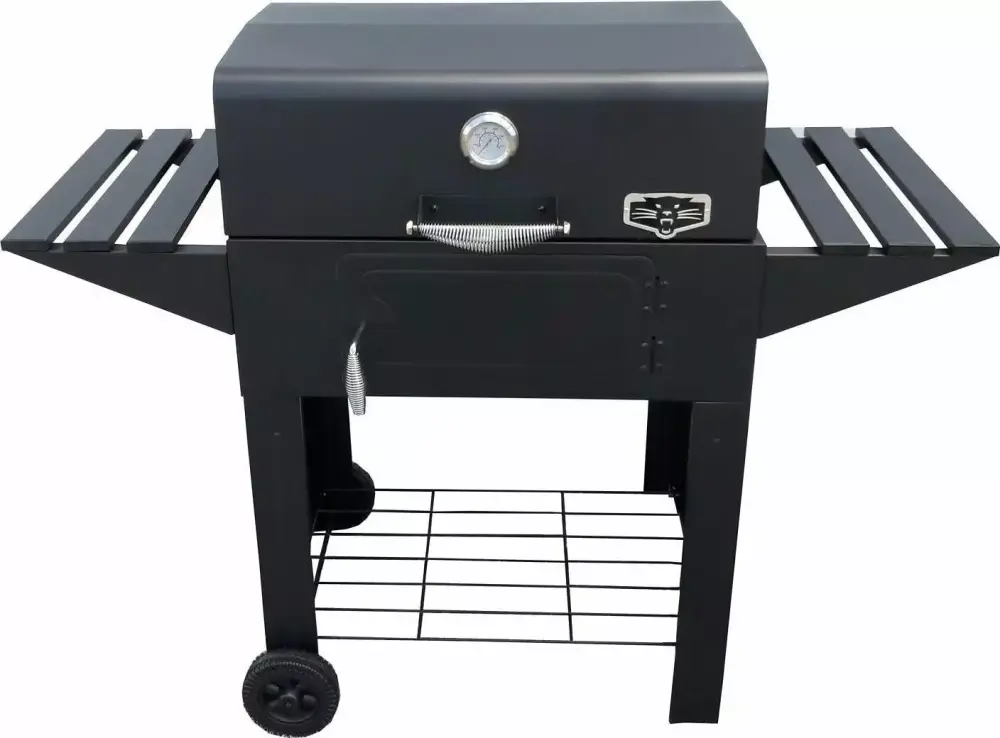 Panther Charcoal 26 Cart Grill 435 sq Cooking Area Outdoor BBQ