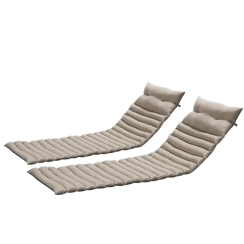 2Pcs Outdoor Lounge Chair Cushion Exchange Patio Furniture w2911