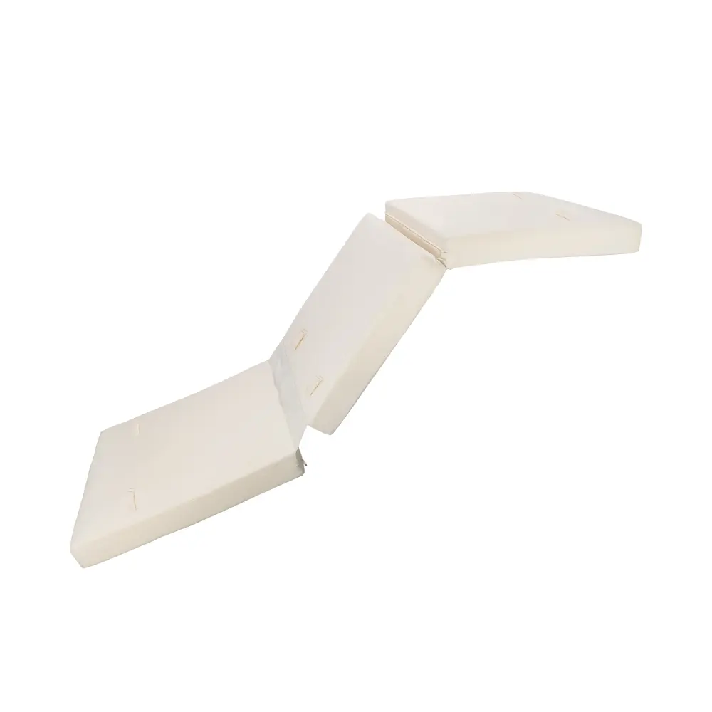 Broadway Ian Chaise Lounge Cushion Three Folds Cream Waterproof Fabric Outdoor Cushion nh-cloudhouse