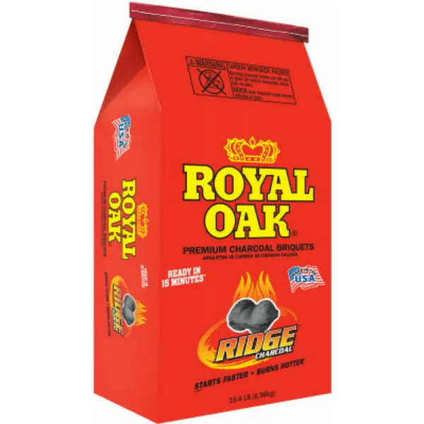Royal Oak Ridge Premium Charcoal Briquettes 15.4 lb All-Natural