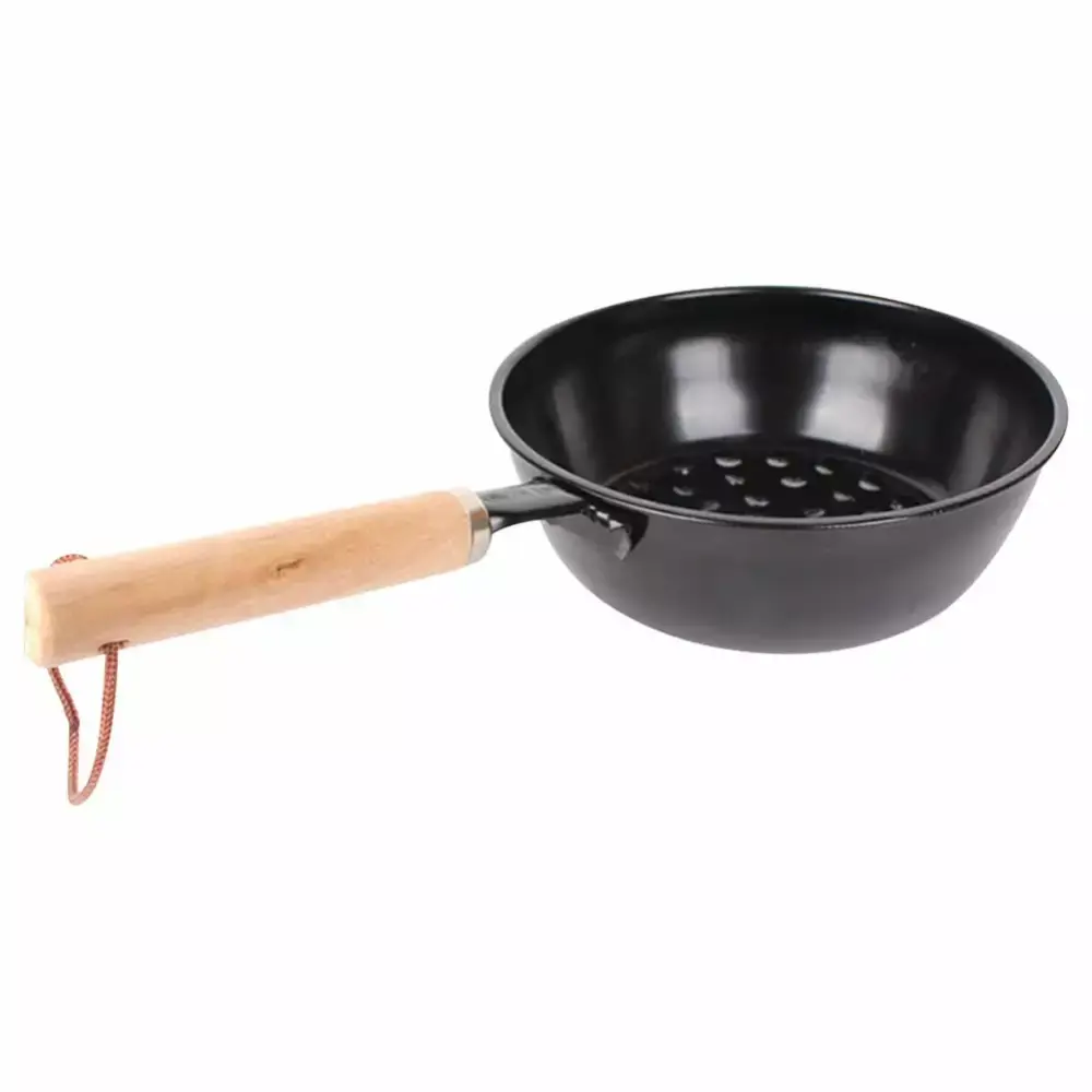 Chimney Charcoal Starter Pot Barbeque Protect Wood Handle BBQ Grill Chimney Lighter SUKIY